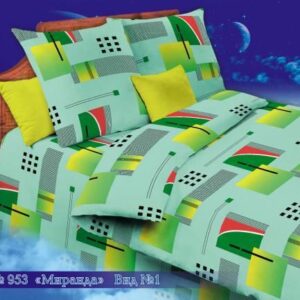 Бязь о/м пл 140 рис 953-1 миранда зел